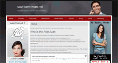Desktop Screenshot of capricorn-man.net